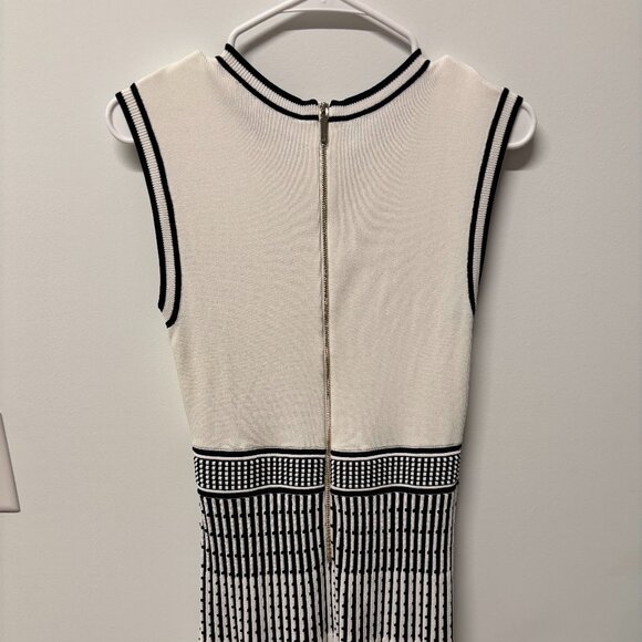 Ted Baker London Womens Mini Dress Eastyn Sleeveless Zip Back White Size 2 - Picture 2 of 5